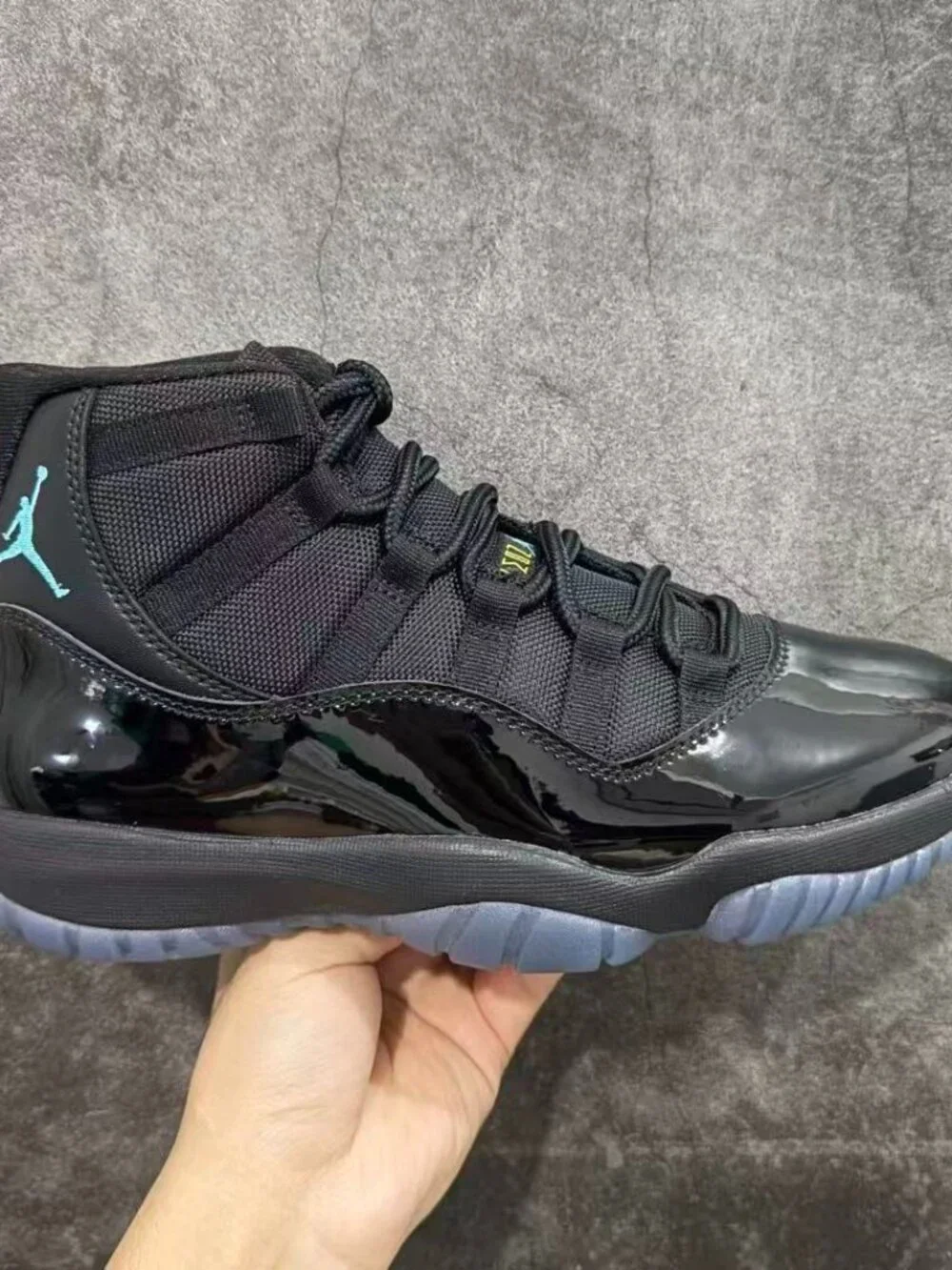 Jordan Air Jordan 11 Retro Gamma Mens Lifestyle Shoes Black
